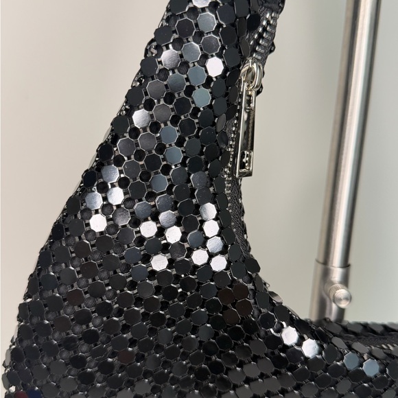 Elegant Black Sequin Women's Bag - Picture 9 of 12